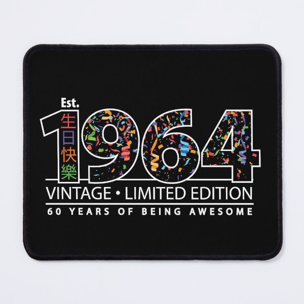 Item preview, Happy 60th Est. 1964 Vintage Limited Edition 60 Years of Being Awesome designed and sold by PCStudio57.