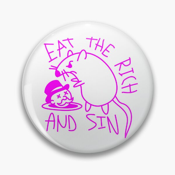 Item preview, Eat the rich and sin (pink) designed and sold by xlkx.