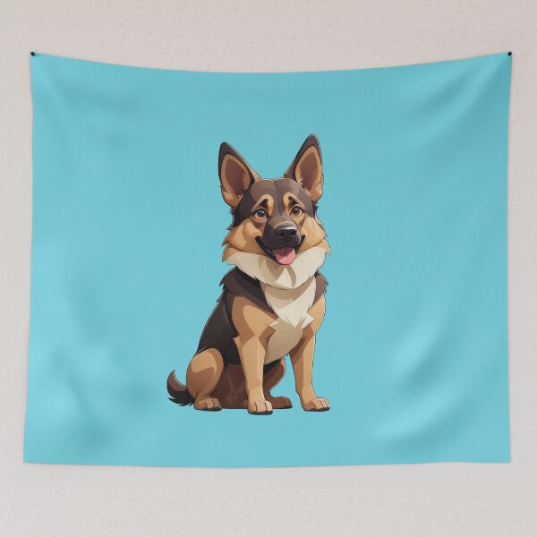 Item preview, Cute Alsatian Shepalute, American Alsatian Dog designed and sold by Bilisik.