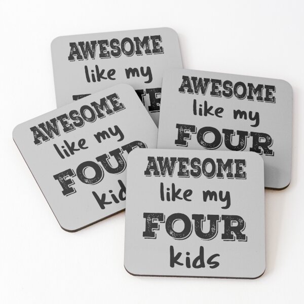 Item preview, Awesome Like My Four Kids IV designed and sold by Lemon Pepper.