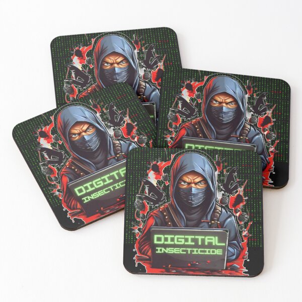 Item preview, Code Ninja - digital insecticide - programmer gift designed and sold by Kashear.