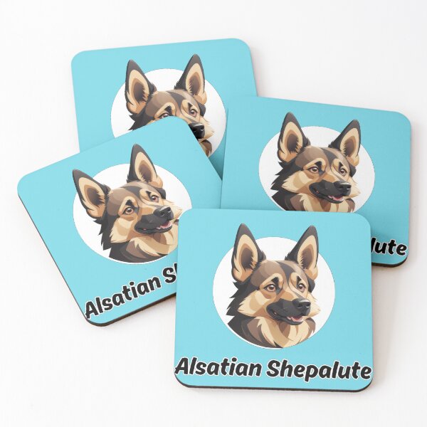 Item preview, Cute Alsatian Shepalute, American Alsatian Dog designed and sold by Bilisik.