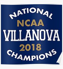 Villanova 2018 National Champions Shirt: Nova Nation Basketball Poster
