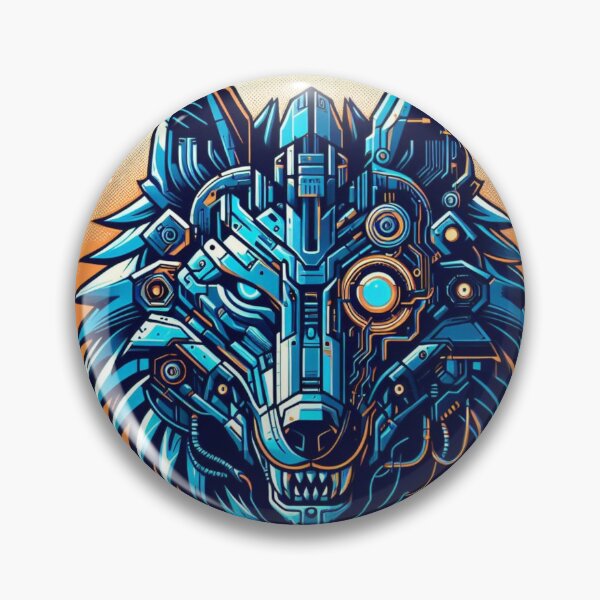 Item preview, Robotic Wild Wolf designed and sold by MrAI-Store.