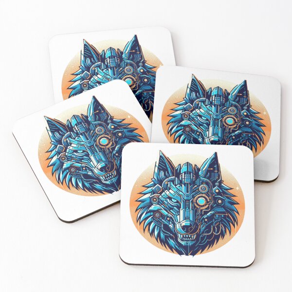 Item preview, Robotic Wild Wolf designed and sold by MrAI-Store.