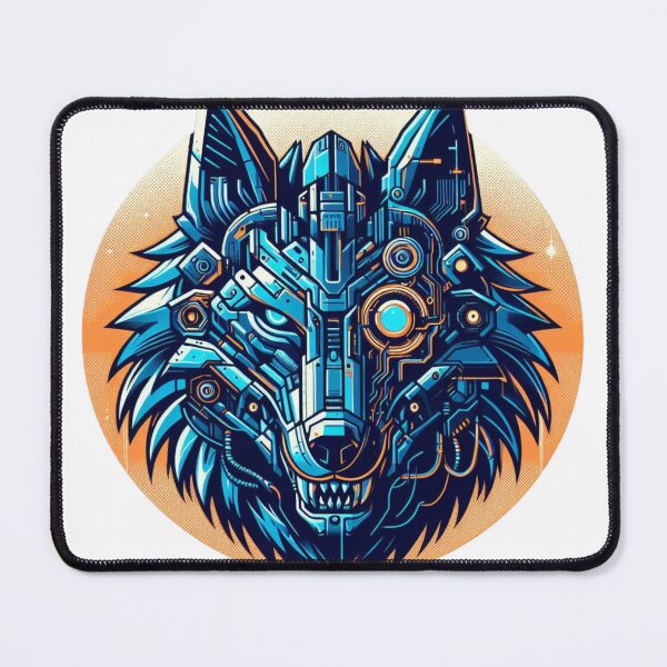 Item preview, Robotic Wild Wolf designed and sold by MrAI-Store.