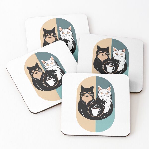 Item preview, Coffee Cat, Cat with Coffee Addiction,  designed and sold by cutenesss.
