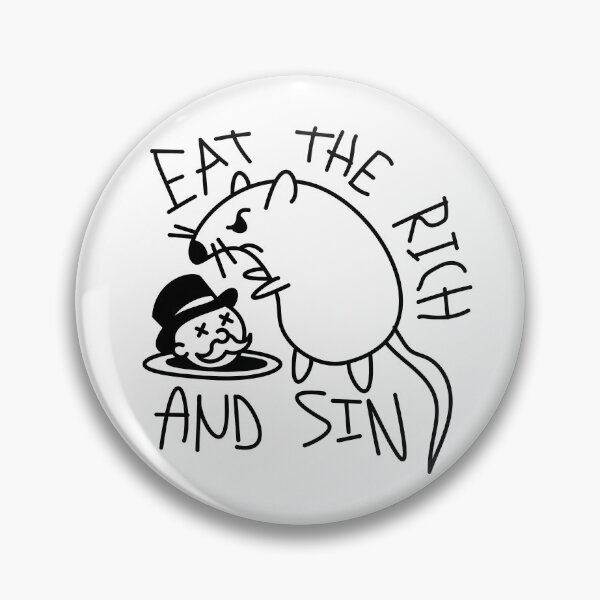 Item preview, Eat the rich and sin designed and sold by xlkx.