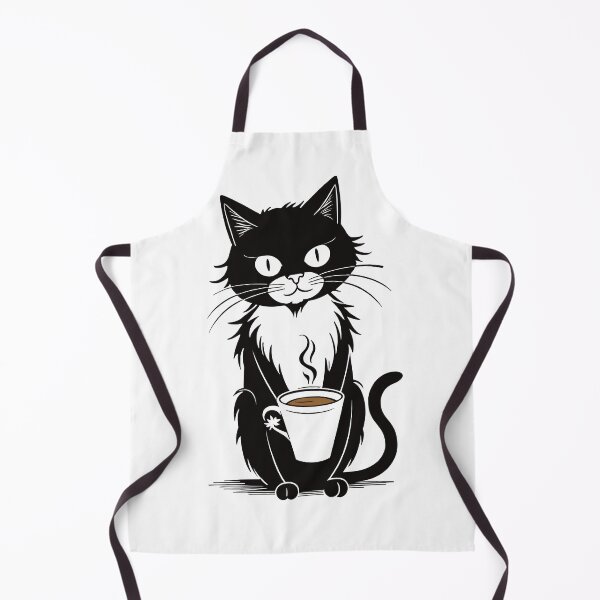 Item preview, Coffee Cat, Cat with Coffee Addiction, designed and sold by cutenesss.