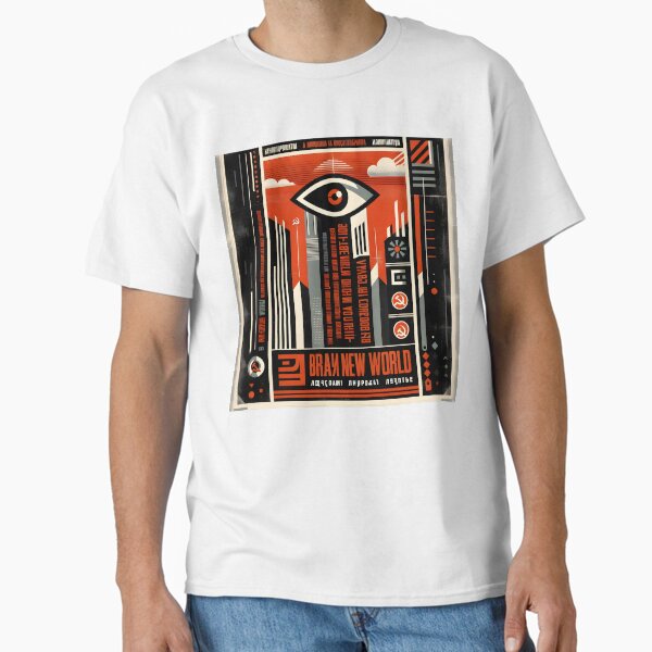 Item preview, Brave New World Vintage Communist Poster designed and sold by Sovietmovies.