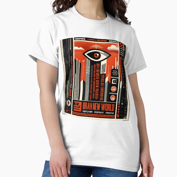 Item preview, Brave New World Vintage Communist Poster designed and sold by Sovietmovies.