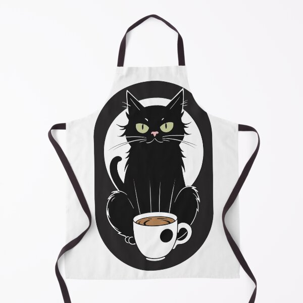 Item preview, Coffee Cat, Cat with Coffee Addiction designed and sold by cutenesss.