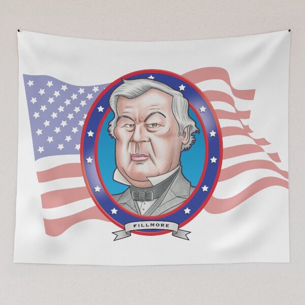 Item preview, Millard Fillmore Caricature designed and sold by FunFaces.
