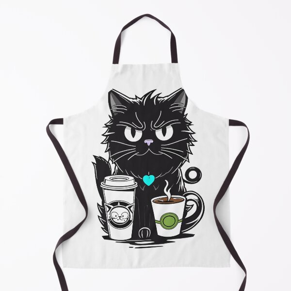 Item preview, Coffee Kitten, Cat with Coffee Addiction, designed and sold by cutenesss.