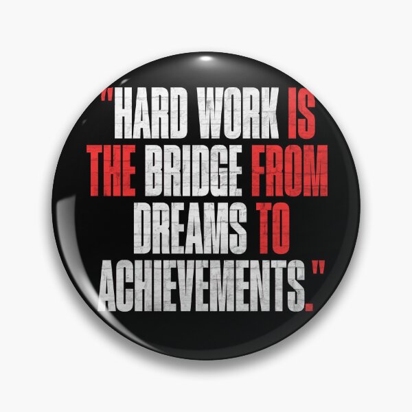 Item preview, Hard Work Motivational Quote designed and sold by Sir Meow Meow.