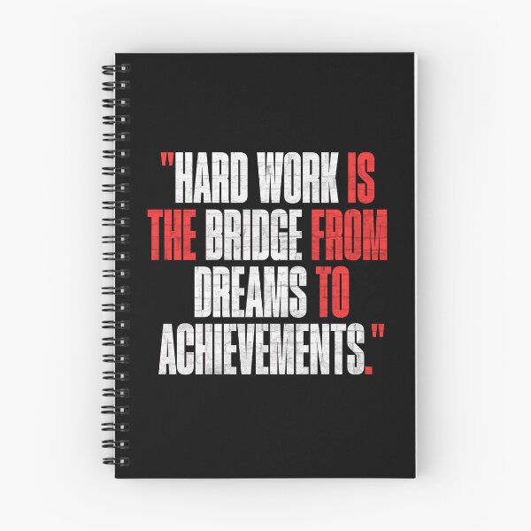 Item preview, Hard Work Motivational Quote designed and sold by Sir Meow Meow.