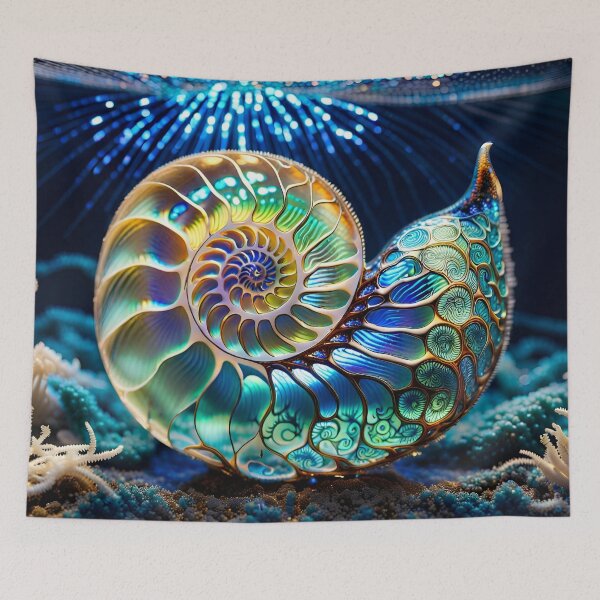 Item preview, Golden Thread Nautilus  designed and sold by Bright-Moonrise.