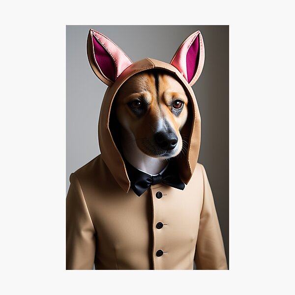 Artikelvorschau, Adretter Hund: Hundecharme im Hut- und Anzug-Ensemble entworfen und verkauft von Zooartia.