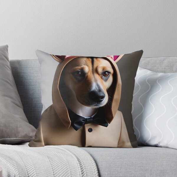 Item preview, Dapper Dog: Canine Charm in Hat and Suit Ensemble designed and sold by Zooartia.