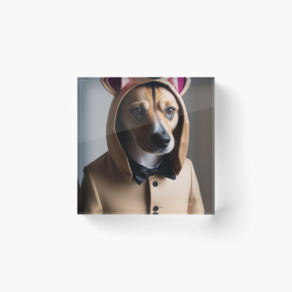 Artikelvorschau, Adretter Hund: Hundecharme im Hut- und Anzug-Ensemble entworfen und verkauft von Zooartia.