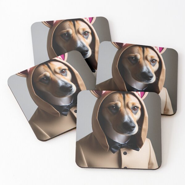 Item preview, Dapper Dog: Canine Charm in Hat and Suit Ensemble designed and sold by Zooartia.