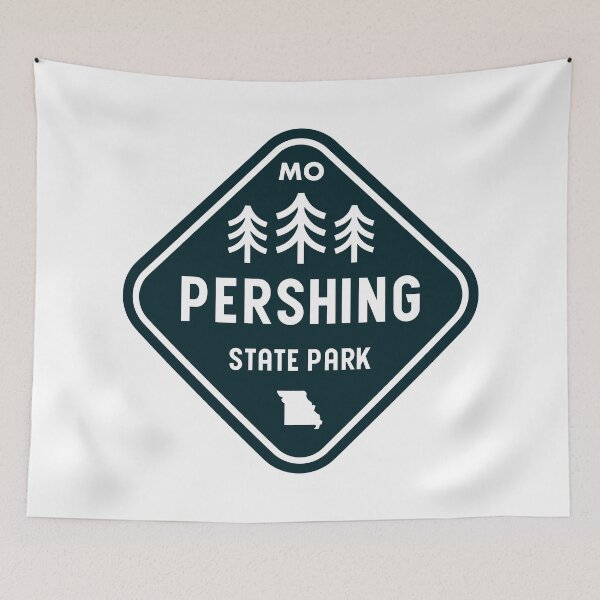 Item preview, Pershing State Park Missouri Rhombus designed and sold by bivenart.