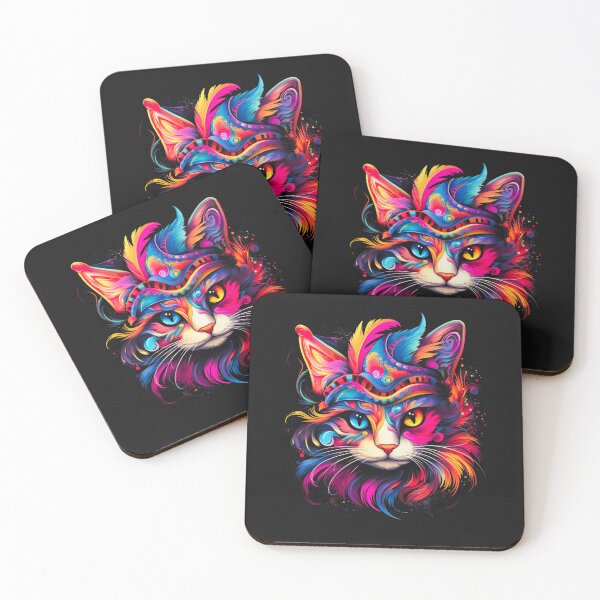 Aperçu de l'œuvre Meowdy Gras Drôle Meowdi Gras Mardi Gras créée et vendue par Chmielayka.