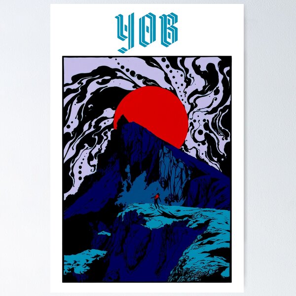 Vista previa del artículo con la obra «montaña luna roja», diseñado y vendido por Peoppon1986.