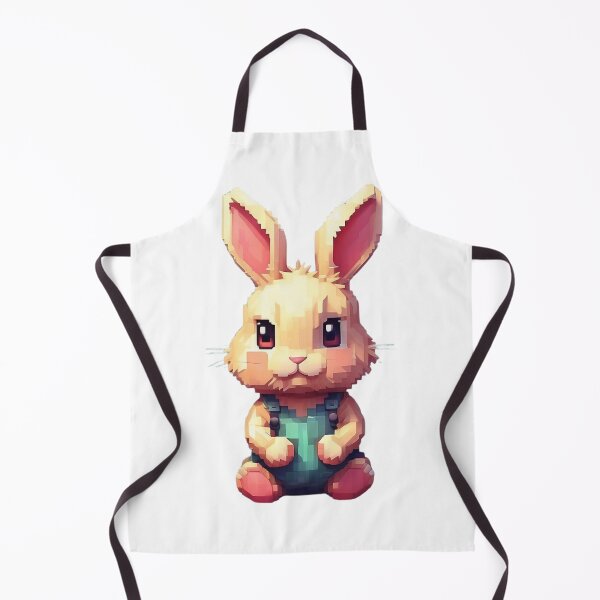 Item preview, Yellow pixel rabbit designed and sold by HarriPaloma.