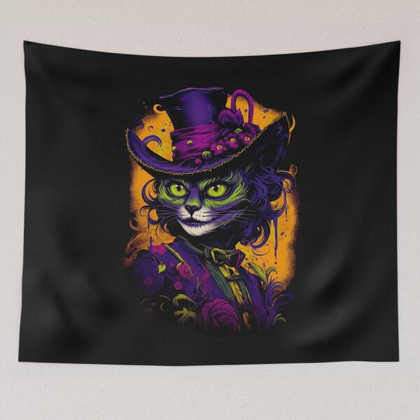 Aperçu de l'œuvre Meowdy Gras Drôle Meowdi Gras Mardi Gras créée et vendue par Chmielayka.