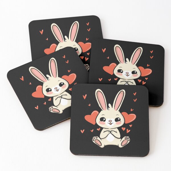 Item preview, Cute Bunnt with Heart Valentine's Day T shirts For Bunny Lovers  designed and sold by CANDYFrog.