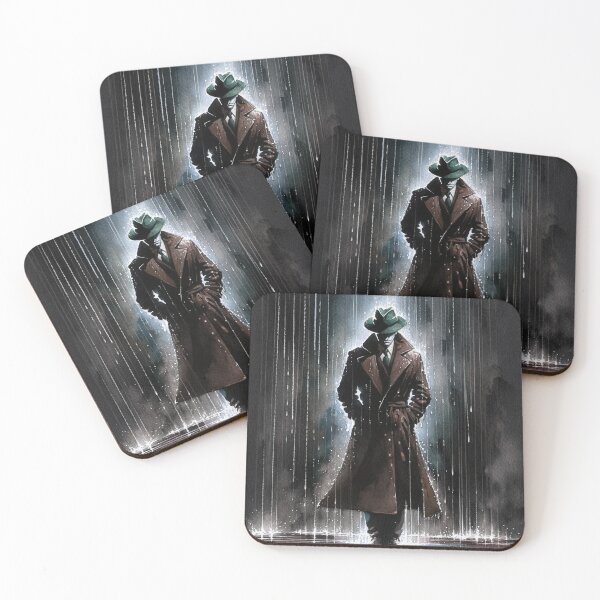 Item preview, Noir Vintage The Rain-Soaked Detective designed and sold by RESToRAPTOR.