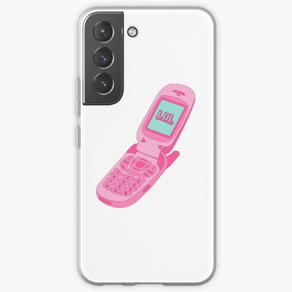 Flipping You Off Flip Phone Inspired Y2k Print, Pink Cell Phone Design,  2000s Print, | iPad Case & Skin