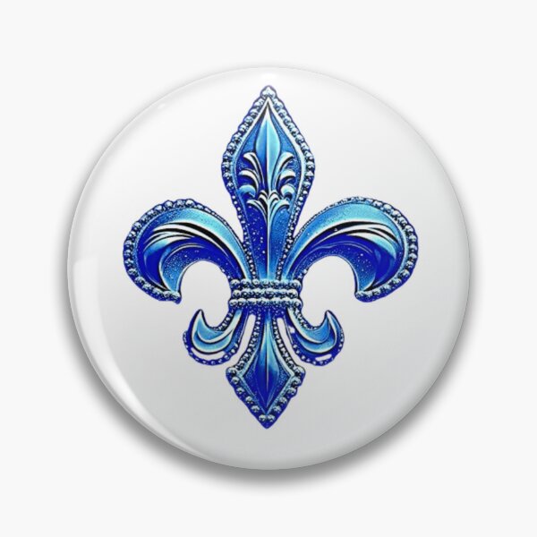Item preview, Flor de lis azul designed and sold by trailsitravel.