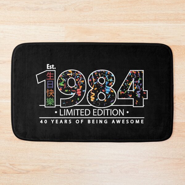 Item preview, Happy 40th Est. 1984 Limited Edition 40 Years of Being Awesome  designed and sold by PCStudio57.