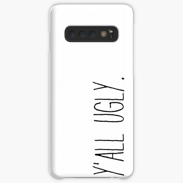 y’all ugly--black and white vine sticker Samsung Galaxy Snap Case