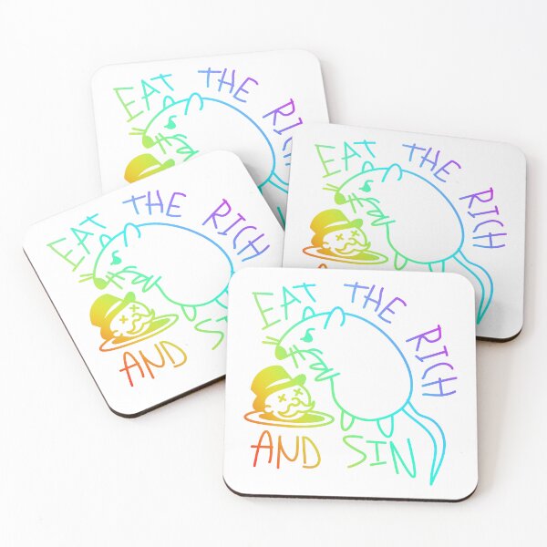 Item preview, Eat the rich and sin (rainbow) designed and sold by xlkx.