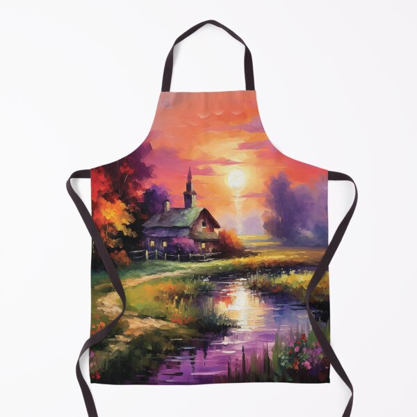 Item preview, Sunset in the country, Painting designed and sold by asaroberson.