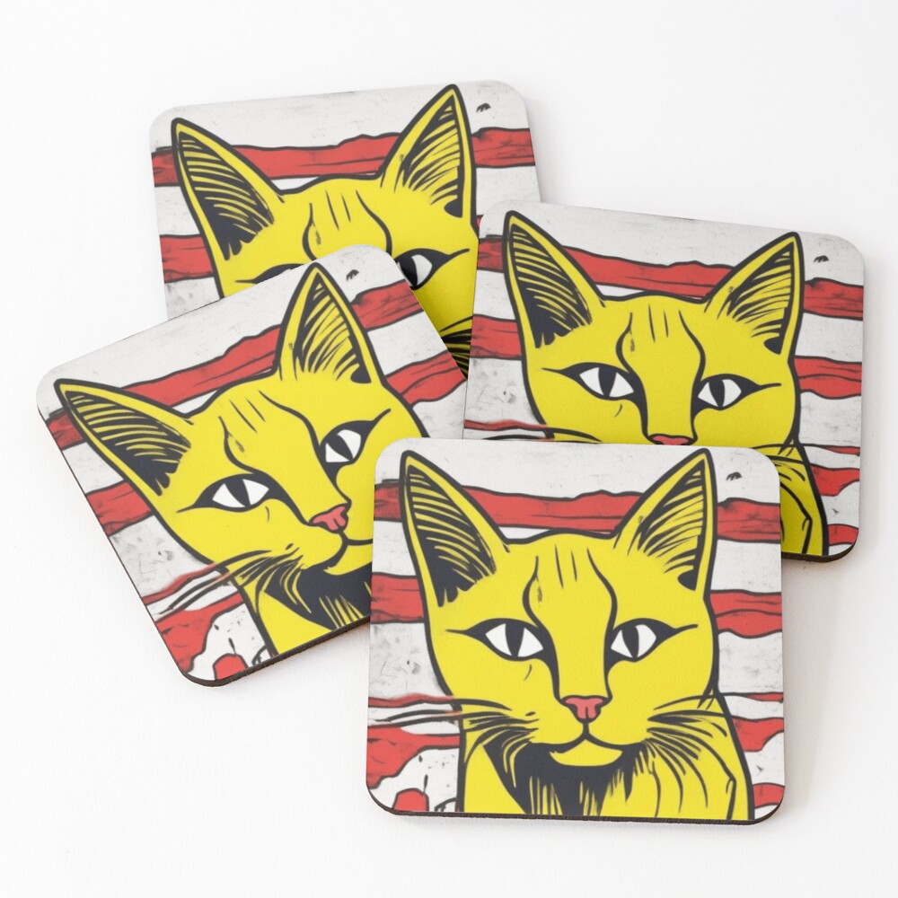 Item preview, Coasters (Set of 4) designed and sold by BubbleTextBox.