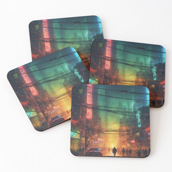 Item preview, Cyberpunk City by Night designed and sold by RaF71PrO.