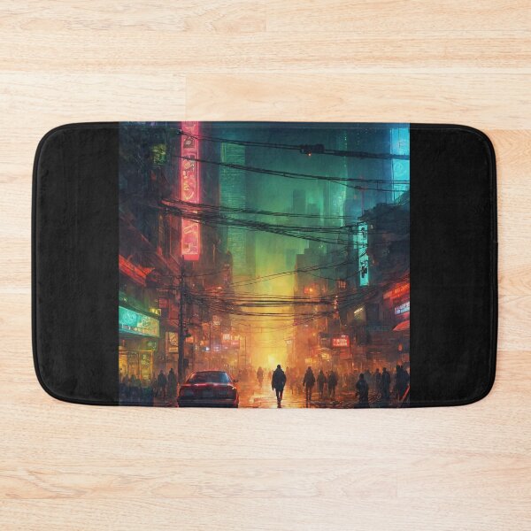 Item preview, Cyberpunk City by Night designed and sold by RaF71PrO.