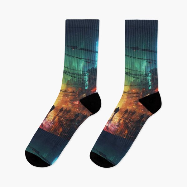 Item preview, Cyberpunk City by Night designed and sold by RaF71PrO.