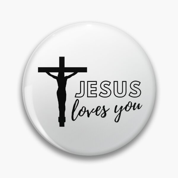 Item preview, Jesus loves you - Bible quote - Bible verse designed and sold by vinxChosen.