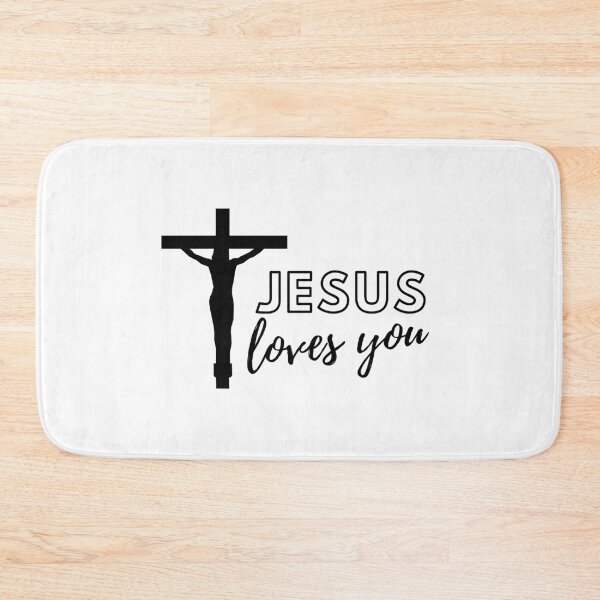 Item preview, Jesus loves you - Bible quote - Bible verse designed and sold by vinxChosen.