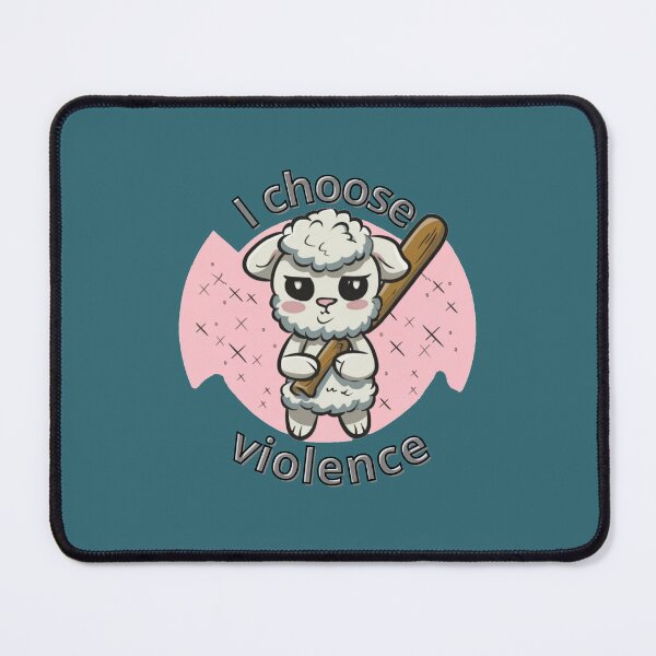 Item preview, violent sheep - i choose violence designed and sold by bukajart.