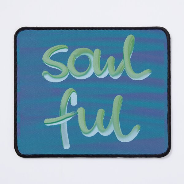 Item preview, SOULFUL word art print designed and sold by nataliavandalia.
