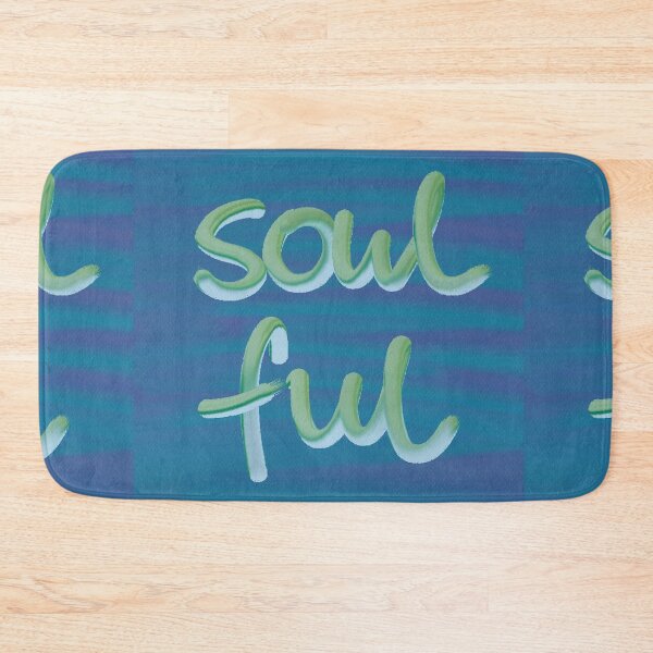 Item preview, SOULFUL word art print designed and sold by nataliavandalia.