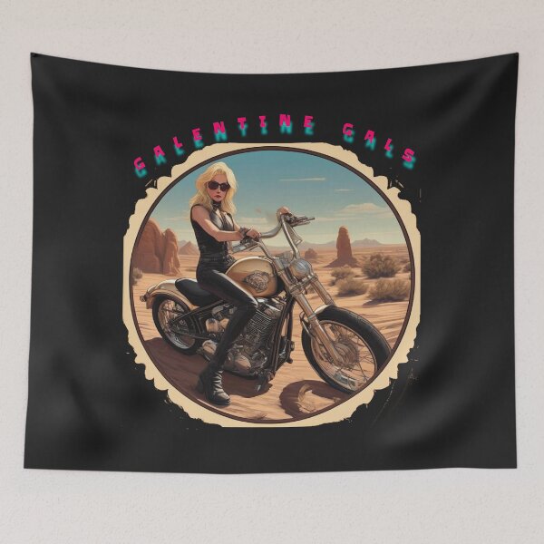 Item preview, Cool Galentine gal ride in the Mohave desert designed and sold by sailorsam1805.