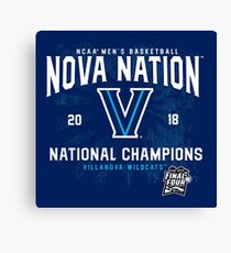 Villanova 2018 National Champions Shirt: Nova Nation Basketball Canvas Print