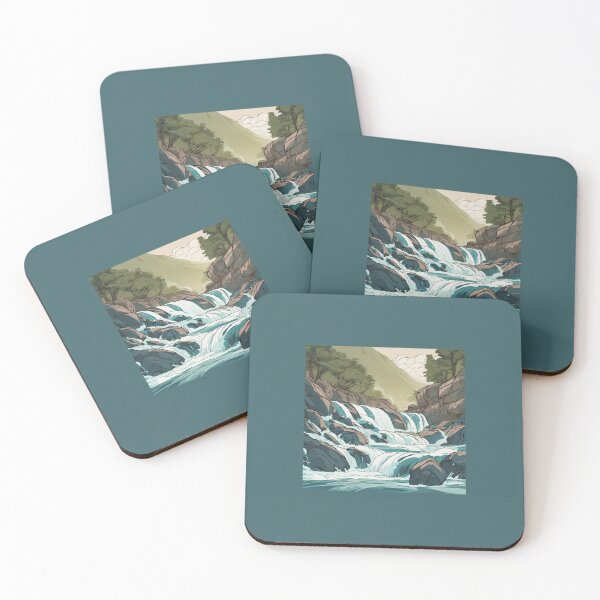 Item preview, River rapids flowing designed and sold by Checheta.
